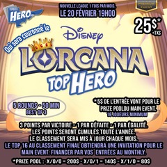 Lorcana Monthly - TOP HERO - Jeudi le 20 Février 19h